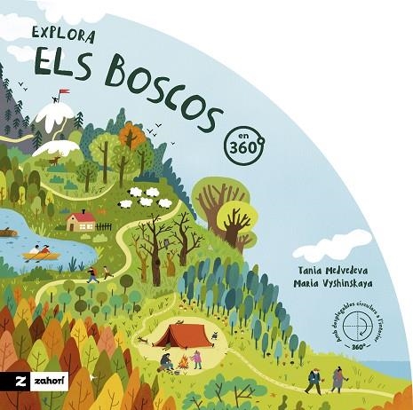 EXPLORA ELS BOSCOS EN 360 GRAUS | 9788419889010 | MEDVEDEVA, TANIA/VYSHINSKAYA, MARIA | Llibreria L'Odissea - Libreria Online de Vilafranca del Penedès - Comprar libros
