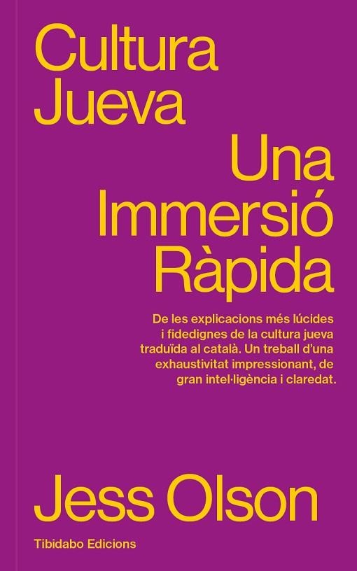 CULTURA JUEVA | 9788410013056 | OLSON, JESS | Llibreria L'Odissea - Libreria Online de Vilafranca del Penedès - Comprar libros