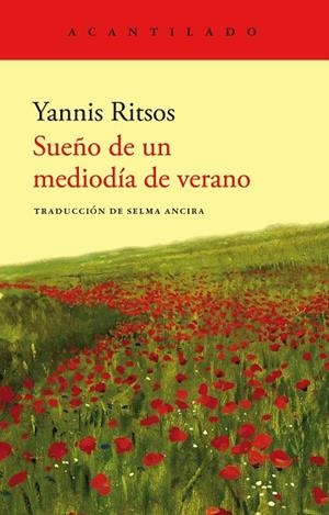 SUEÑO DE UN MEDIODÍA DE VERANO | 9788419036797 | RITSOS, YANNIS | Llibreria L'Odissea - Libreria Online de Vilafranca del Penedès - Comprar libros