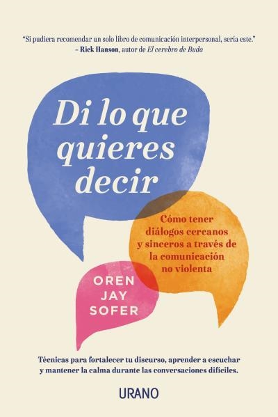 DI LO QUE QUIERES DECIR | 9788416720958 | SOFER, OREN JAY | Llibreria L'Odissea - Libreria Online de Vilafranca del Penedès - Comprar libros
