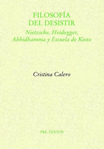 FILOSOFÍA DEL DESISTIR | 9788419633491 | CALERO, CRISTINA | Llibreria Online de Vilafranca del Penedès | Comprar llibres en català