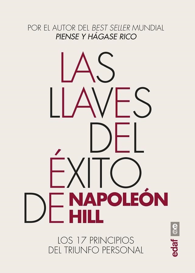 LAS LLAVES DEL ÉXITO DE NAPOLEÓN HILL | 9788441440685 | HILL, NAPOLEÓN | Llibreria L'Odissea - Libreria Online de Vilafranca del Penedès - Comprar libros