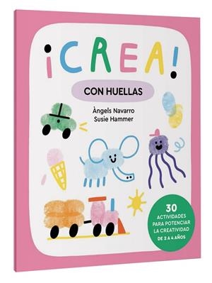 CREA ! CON HUELLAS | 9788411581080 | NAVARRO, ÀNGELS/HAMMER, SUSIE | Llibreria Online de Vilafranca del Penedès | Comprar llibres en català