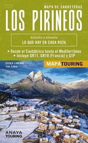 MAPA DE LOS PIRINEOS ( DESPLEGABLE ) | 9788491587682 | VV. AA | Llibreria L'Odissea - Libreria Online de Vilafranca del Penedès - Comprar libros