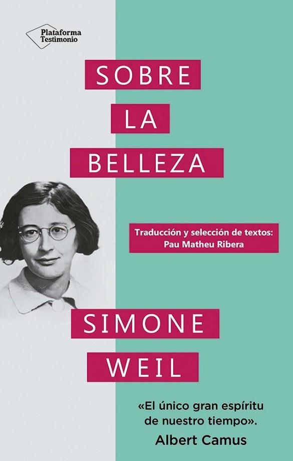 SOBRE LA BELLEZA | 9788410079243 | WEIL, SIMONE | Llibreria Online de Vilafranca del Penedès | Comprar llibres en català