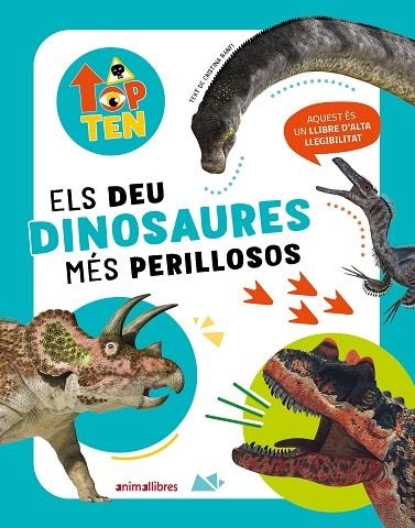 TOP TEN ELS DEU DINOSAURES MÉS PERILLOSOS | 9788419659538 | BANFI, CRISTINA  | Llibreria Online de Vilafranca del Penedès | Comprar llibres en català