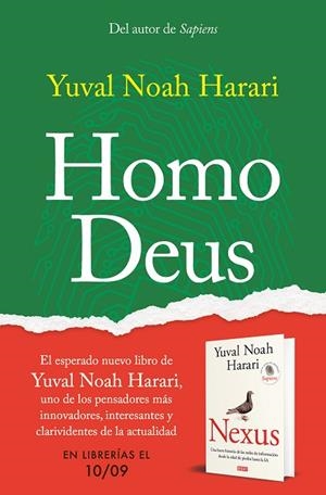 HOMO DEUS | 9788466362689 | HARARI, YUVAL NOAH | Llibreria L'Odissea - Libreria Online de Vilafranca del Penedès - Comprar libros