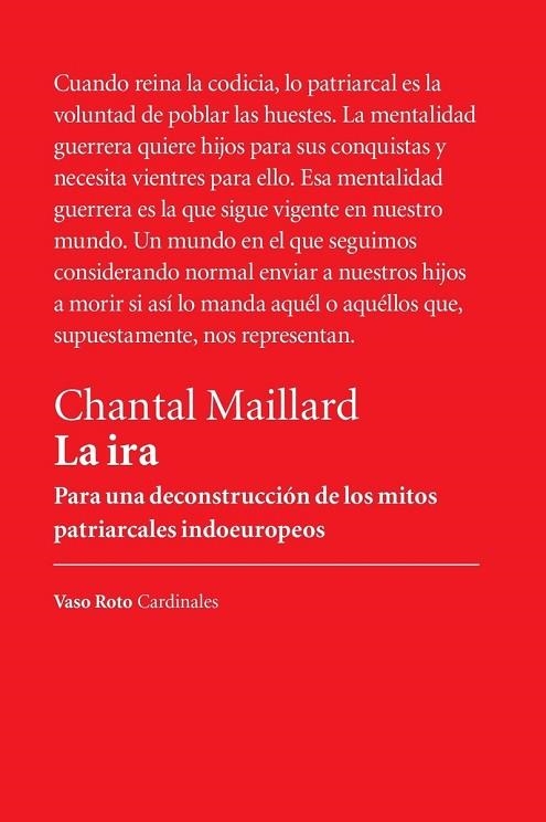LA IRA | 9788419693679 | MAILLARD, CHANTAL | Llibreria L'Odissea - Libreria Online de Vilafranca del Penedès - Comprar libros
