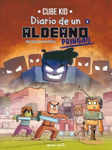MINECRAFT DIARIO DE UN ALDEANO PRINGAO CÓMIC 8 | 9788408290056 | CUBE KID | Llibreria L'Odissea - Libreria Online de Vilafranca del Penedès - Comprar libros