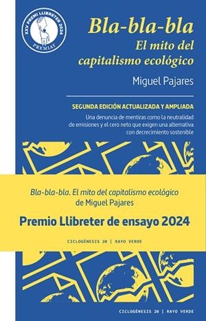 BLA-BLA-BLA EL MITO DEL CAPITALISMO ECOLÓGICO | 9788419206091 | PAJARES, MIGUEL | Llibreria L'Odissea - Libreria Online de Vilafranca del Penedès - Comprar libros