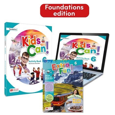 KIDS CAN!  FOUNDATIONS 6 ACTIVITY BOOK, EXTRAFUN & PUPIL'S APP: CON ACCESO A LA | 9781035127412 | SHAW, DONNA/OMEROD, MARK | Llibreria L'Odissea - Libreria Online de Vilafranca del Penedès - Comprar libros