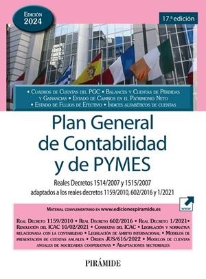 PLAN GENERAL DE CONTABILIDAD Y DE PYMES | 9788436849837 | EDICIONES PIRÁMIDE | Llibreria Online de Vilafranca del Penedès | Comprar llibres en català