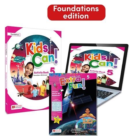 KIDS CAN!  FOUNDATIONS 5 ACTIVITY BOOK, EXTRAFUN & PUPIL'S APP: CON ACCESO A LA | 9781035126880 | SHAW, DONNA/OMEROD, MARK | Llibreria L'Odissea - Libreria Online de Vilafranca del Penedès - Comprar libros