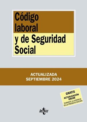 CÓDIGO LABORAL Y DE SEGURIDAD SOCIAL | 9788430991976 | EDITORIAL TECNOS | Llibreria L'Odissea - Libreria Online de Vilafranca del Penedès - Comprar libros