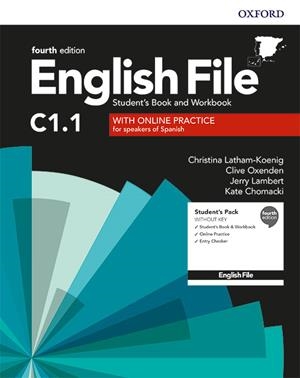 ENGLISH FILE 4TH EDITION C1.1. STUDENT'S BOOK AND WORKBOOK WITHOUT KEY PACK | 9780194037914 | VARIOS AUTORES | Llibreria L'Odissea - Libreria Online de Vilafranca del Penedès - Comprar libros