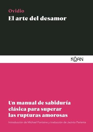 EL ARTE DEL DESAMOR | 9788418223990 | OVIDIO | Llibreria Online de Vilafranca del Penedès | Comprar llibres en català