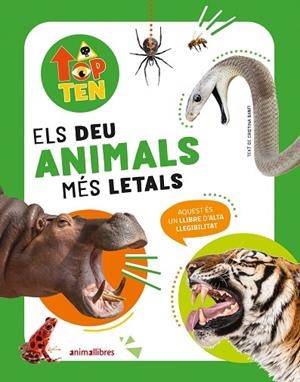TOP TEN ELS DEU ANIMALS MÉS LETALS | 9788419659521 | BANFI, CRISTINA | Llibreria L'Odissea - Libreria Online de Vilafranca del Penedès - Comprar libros