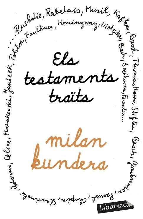 ELS TESTAMENTS TRAÏTS | 9788419971432 | KUNDERA, MILAN | Llibreria L'Odissea - Libreria Online de Vilafranca del Penedès - Comprar libros