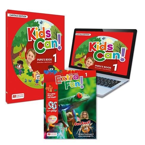 KIDS CAN! 1 PUPIL'S BOOK & EXTRAFUN: LIBRO DEL ALUMNO VERSIÓN MAYÚSCULA IMPRESO | 9781035103515 | OMEROND, MARK/SHAW, DONNA | Llibreria Online de Vilafranca del Penedès | Comprar llibres en català