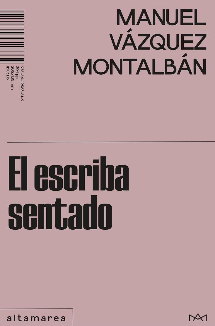 EL ESCRIBA SENTADO | 9788419583819 | VÁZQUEZ MONTALBÁN, MANUEL | Llibreria Online de Vilafranca del Penedès | Comprar llibres en català