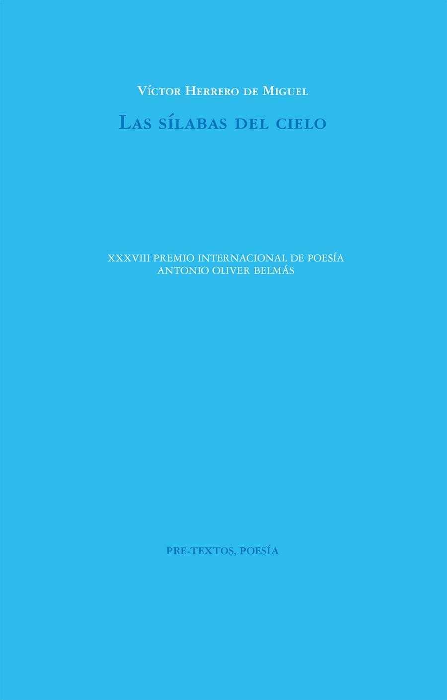 LAS SÍLABAS DEL CIELO | 9788410309371 | HERRERO DE MIGUEL, VÍCTOR | Llibreria Online de Vilafranca del Penedès | Comprar llibres en català