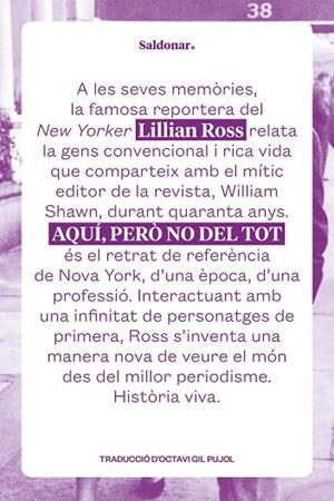 AQUÍ PERO NO DEL TOT | 9788419571533 | ROSS, LILLIAN | Llibreria L'Odissea - Libreria Online de Vilafranca del Penedès - Comprar libros