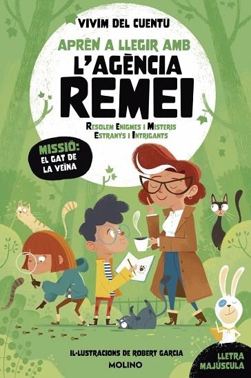 APRÈN A LLEGIR AMB L'AGÈNCIA REMEI 2 EL GAT DE LA VEÏNA | 9788427247666 | VIVIM DEL CUENTU | Llibreria L'Odissea - Libreria Online de Vilafranca del Penedès - Comprar libros