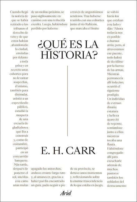QUÉ ES LA HISTORIA ? | 9788434438491 | CARR, E. H. | Llibreria Online de Vilafranca del Penedès | Comprar llibres en català