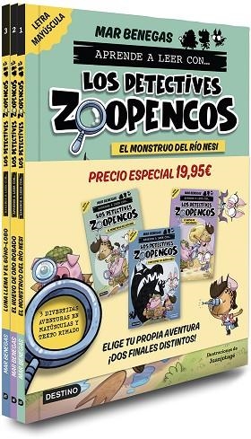 PACK APRENDE A LEER CON... ¡ LOS DETECTIVES ZOOPENCOS ! 1, 2 Y 3 | 9788408300946 | BENEGAS, MAR | Llibreria L'Odissea - Libreria Online de Vilafranca del Penedès - Comprar libros
