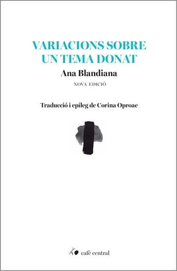 VARIACIONS SOBRE UN TEMA DONAT | 9788410482104 | BLANDIANA, ANA | Llibreria L'Odissea - Libreria Online de Vilafranca del Penedès - Comprar libros