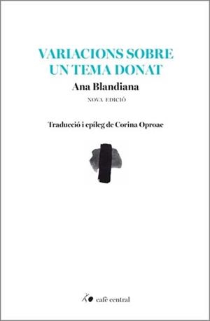 VARIACIONS SOBRE UN TEMA DONAT | 9788410482104 | BLANDIANA, ANA | Llibreria Online de Vilafranca del Penedès | Comprar llibres en català