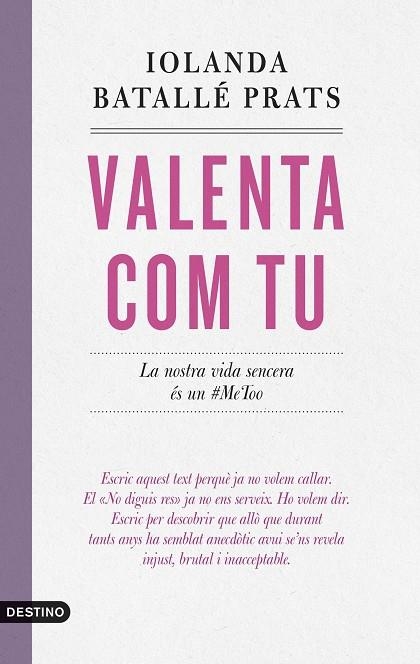 VALENTA COM TU | 9788419734235 | BATALLÉ PRATS, IOLANDA | Llibreria Online de Vilafranca del Penedès | Comprar llibres en català
