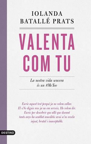 VALENTA COM TU | 9788419734235 | BATALLÉ PRATS, IOLANDA | Llibreria Online de Vilafranca del Penedès | Comprar llibres en català