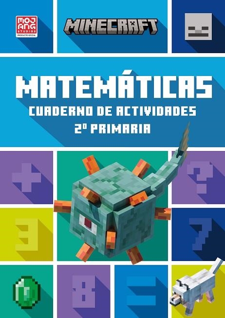 MINECRAFT OFICIAL CUADERNO DE ACTIVIDADES, MATEMÁTICAS 2.º PRIMARIA | 9788419802781 | COLLINS KS1 | Llibreria Online de Vilafranca del Penedès | Comprar llibres en català