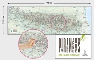 PIRINEOS - MAPA DE RASCAR | 9788470111716 | Llibreria Online de Vilafranca del Penedès | Comprar llibres en català