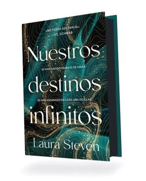 NUESTROS DESTINOS INFINITOS ( EDICIÓN LIMITADA CON CANTOS PINTADOS ) | 9788410085466 | STEVEN, LAURA | Llibreria Online de Vilafranca del Penedès | Comprar llibres en català