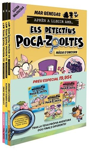 PACK APRÈN A LLEGIR AMB... ELS DETECTIUS POCA-ZOOLTES ! 4 5 I 6 EN LLETRA MAJÚSCULA | 9791387782009 | BENEGAS, MAR | Llibreria L'Odissea - Libreria Online de Vilafranca del Penedès - Comprar libros