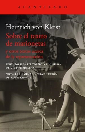 SOBRE EL TEATRO DE MARIONETAS | 9788419958648 | VON KLEIST, HEINRICH | Llibreria L'Odissea - Libreria Online de Vilafranca del Penedès - Comprar libros