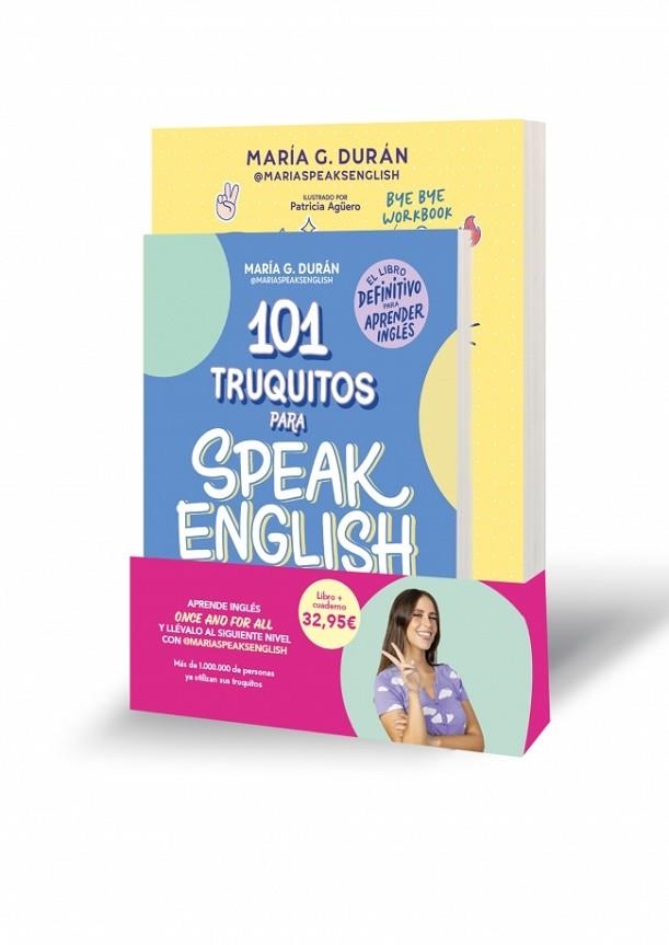 PACK MARÍA SPEAKS ENGLISH (101 TRUQUITOS + TRUQUIBOOK) | 9788419441454 | G. DURÁN (@MARIASPEAKSENGLISH), MARÍA | Llibreria Online de Vilafranca del Penedès | Comprar llibres en català