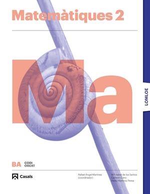 MATEMÀTIQUES 2 BA LOMLOE | 9788421874615 | VARIOS AUTORES | Llibreria Online de Vilafranca del Penedès | Comprar llibres en català