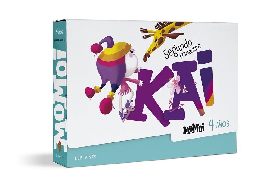 PROYECTO MOMOI - 4 AÑOS : SEGUNDO TRIMESTRE: KAI | 9788414044445 | ÁREA DE PROYECTOS EDUCATIVOS DE INFANTIL EDELVIVES | Llibreria Online de Vilafranca del Penedès | Comprar llibres en català