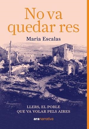 NO VA QUEDAR RES | 9788411731126 | ESCALAS BERNAT, MARIA | Llibreria L'Odissea - Libreria Online de Vilafranca del Penedès - Comprar libros