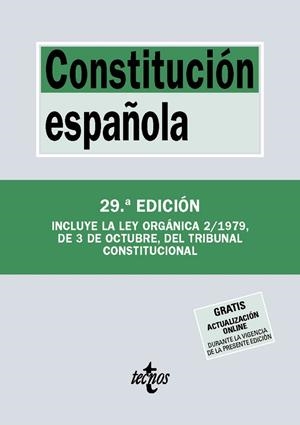 CONSTITUCIÓN ESPAÑOLA | 9788430993048 | EDITORIAL TECNOS | Llibreria Online de Vilafranca del Penedès | Comprar llibres en català