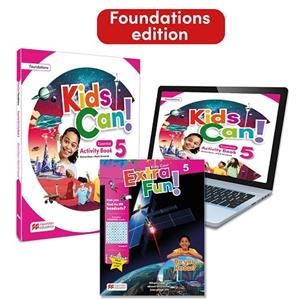 KIDS CAN!  FOUNDATIONS 5 ESSENTIAL ACTIVITY BOOK & EXTRA FUN: CON ACCESO A LA VE | 9781035126965 | SHAW, DONNA/OMEROD, MARK | Llibreria Online de Vilafranca del Penedès | Comprar llibres en català