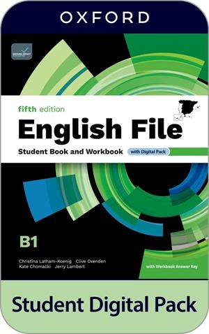 ENGLISH FILE 5TH EDITION B1 STUDENT'S BOOK AND WORKBOOK AND DIGITAL WITH KEY PA | 9780194144025 | VV. AA | Llibreria Online de Vilafranca del Penedès | Comprar llibres en català