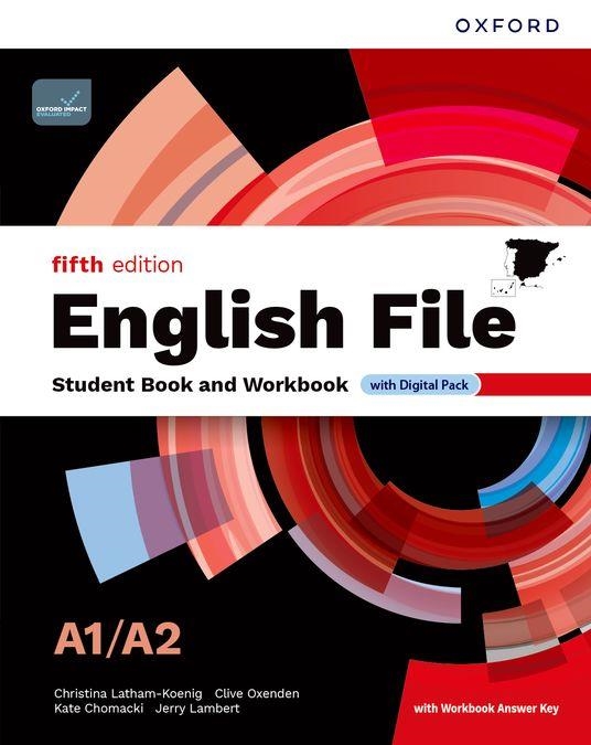 ENGLISH FILE 5TH EDITION A1/A2. STUDENT'S BOOK AND WORKBOOK AND DIGITAL WITH KEY | 9780194148030 | VV. AA | Llibreria L'Odissea - Libreria Online de Vilafranca del Penedès - Comprar libros