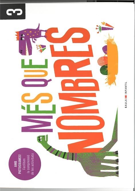 QUADERN MÉS QUE NOMBRES 3 INFANTIL | 9788447954117 | DEPARTAMENT D'EDICIONS EDUCATIVES DE BAULA | Llibreria Online de Vilafranca del Penedès | Comprar llibres en català
