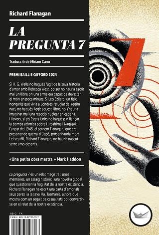 LA PREGUNTA 7 | 9791387726157 | FLANAGAN, RICHARD | Llibreria Online de Vilafranca del Penedès | Comprar llibres en català