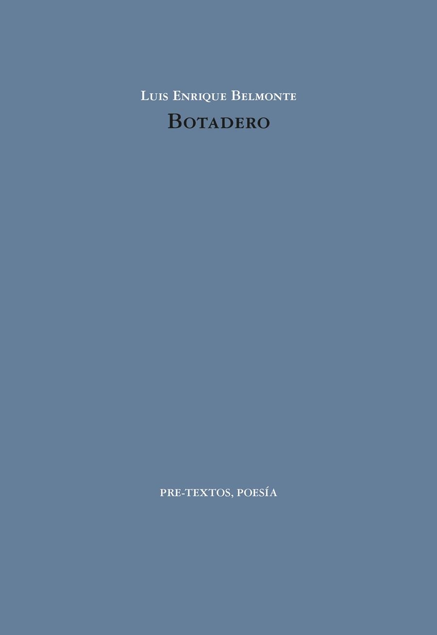 BOTADERO | 9788410309678 | BELMONTE, LUIS ENRIQUE | Llibreria Online de Vilafranca del Penedès | Comprar llibres en català