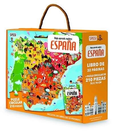 ESPAÑA PUZLE 210 | 9791387509392 | Llibreria L'Odissea - Libreria Online de Vilafranca del Penedès - Comprar libros